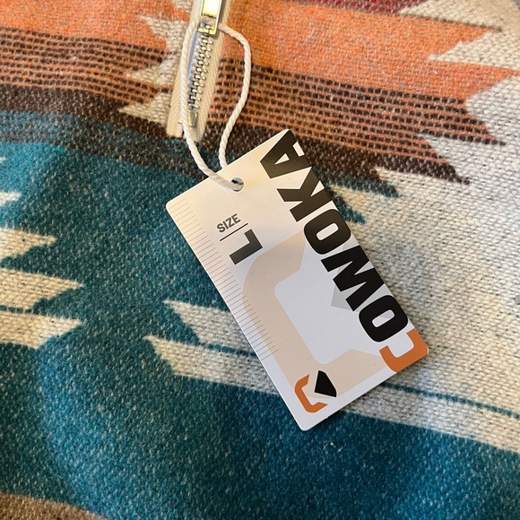 COWOKA Women's Aztec Print Pullover Hoodie Sweatshirt LG - Picture 6 of 7